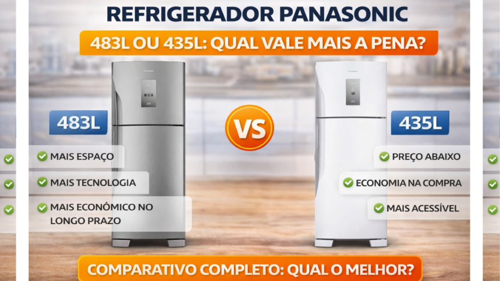 Panasonic 483L vs 435L