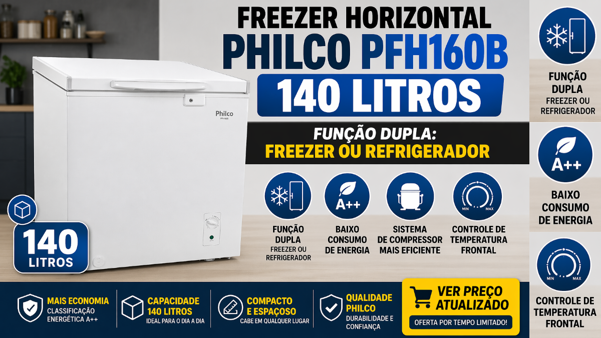 Freezer Horizontal Philco