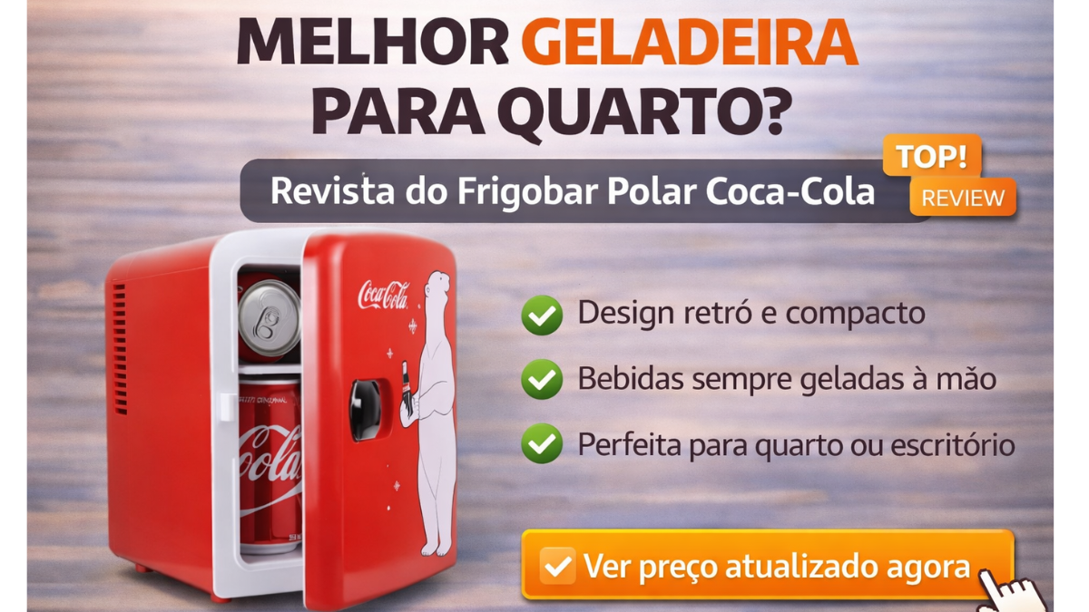MELHOR GELADEIRA PARA QUARTO