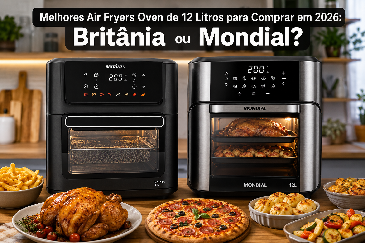 Melhores Air Fryers Oven de 12 Litros para Comprar