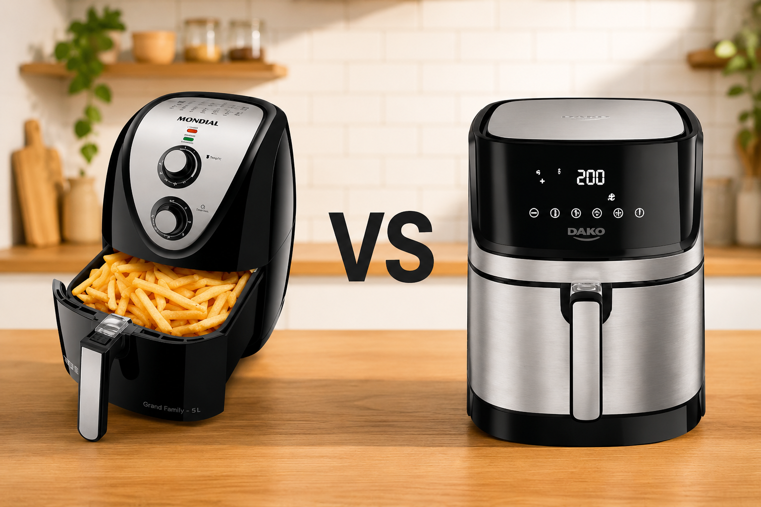 Air Fryer Mondial 5L vs Dako 5L