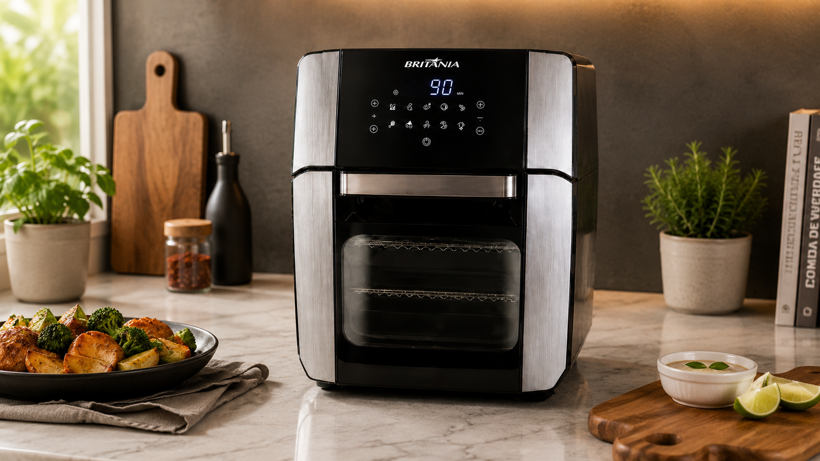 Tudo Sobre a Air Fryer Oven Britânia BFR2100P: Funções, Espaço e Desempenho