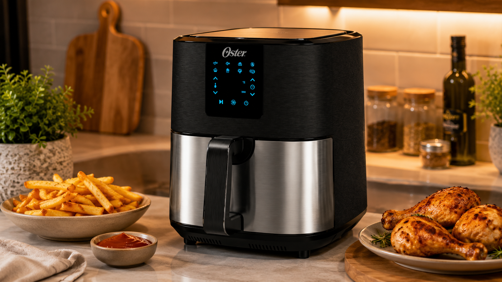 Fritadeira Digital Inox 4,8L Oster Com Painel Touch: Menor Preço e Onde Comprar Com Segurança