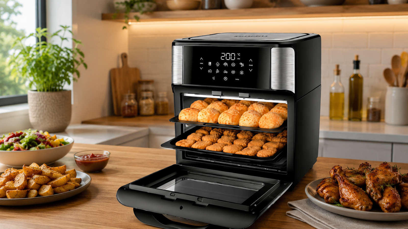 Fritadeira e Forno em Um Só: Como Funciona a Air Fryer 12L da Mondial