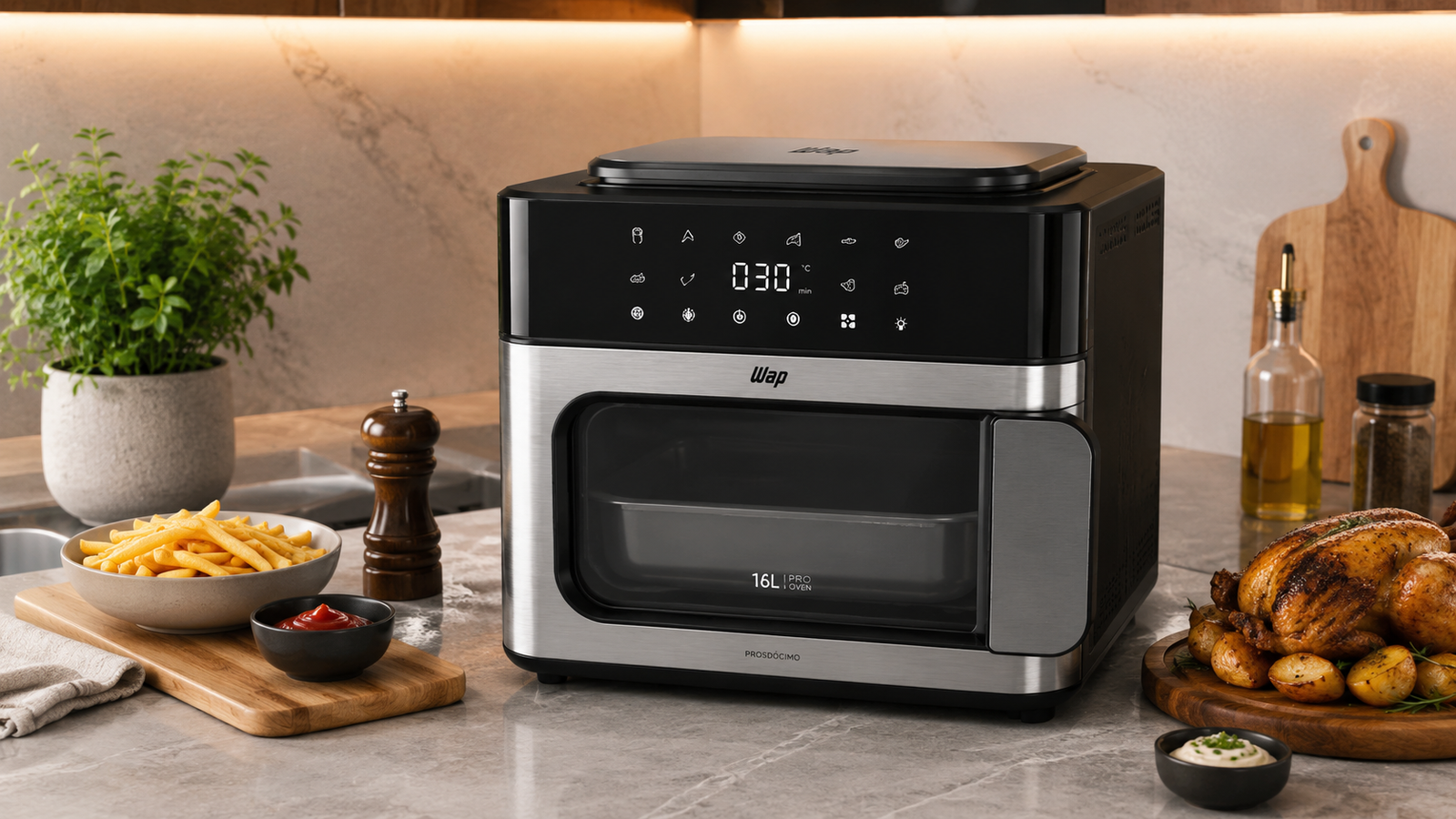 A Função Barbecue da WAP Multi-comb Wafc16 16L Funciona de Verdade Sem Fumaça?