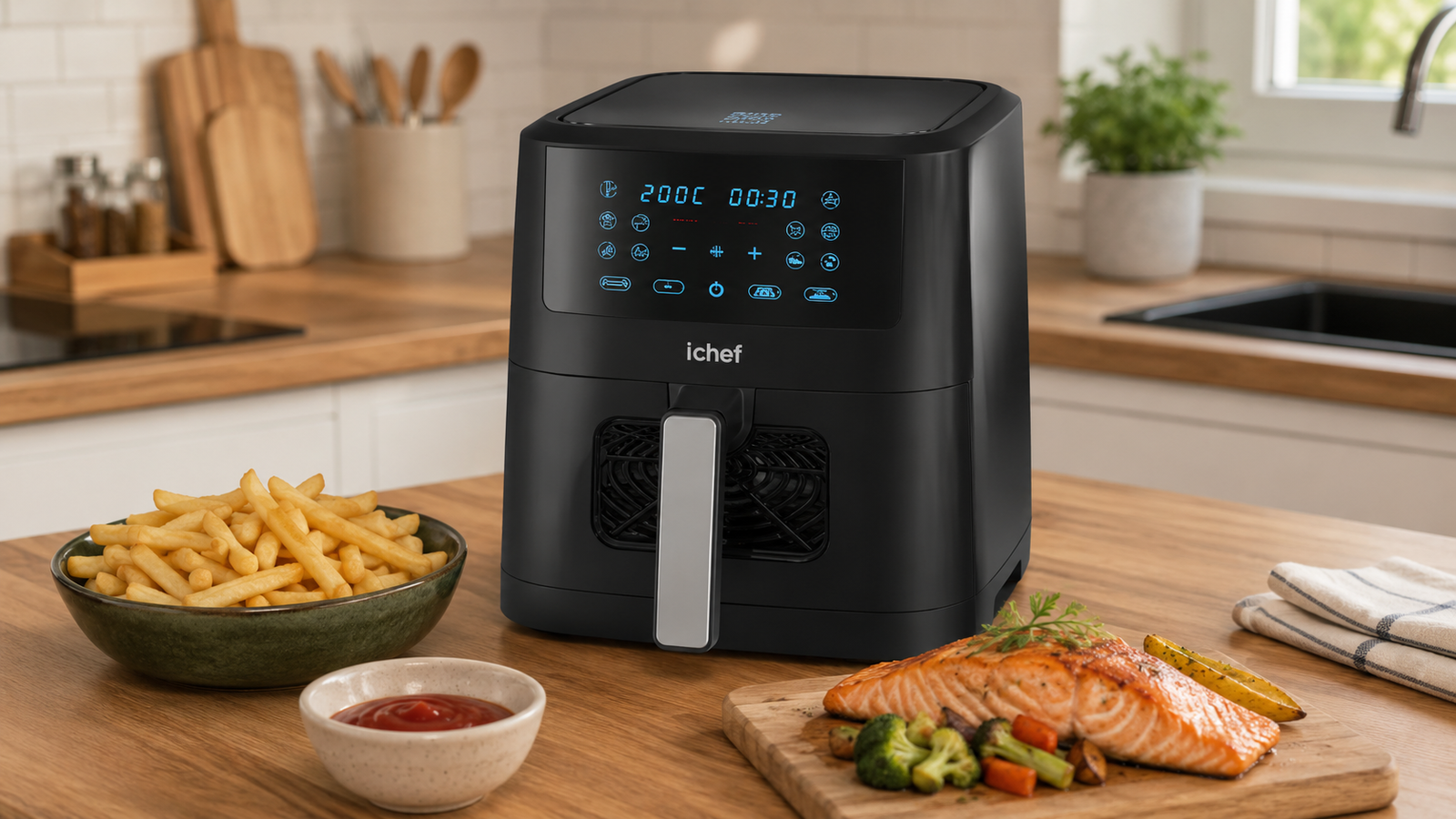 Fritadeira Elétrica Airfryer Smart Vision é boa